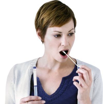 Online genetic stress test. Easy saliva dna test home