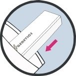 Return the saliva testing swabs in the prepaid envelope Returner din DNA test til os i den forudbetale svarkuvert